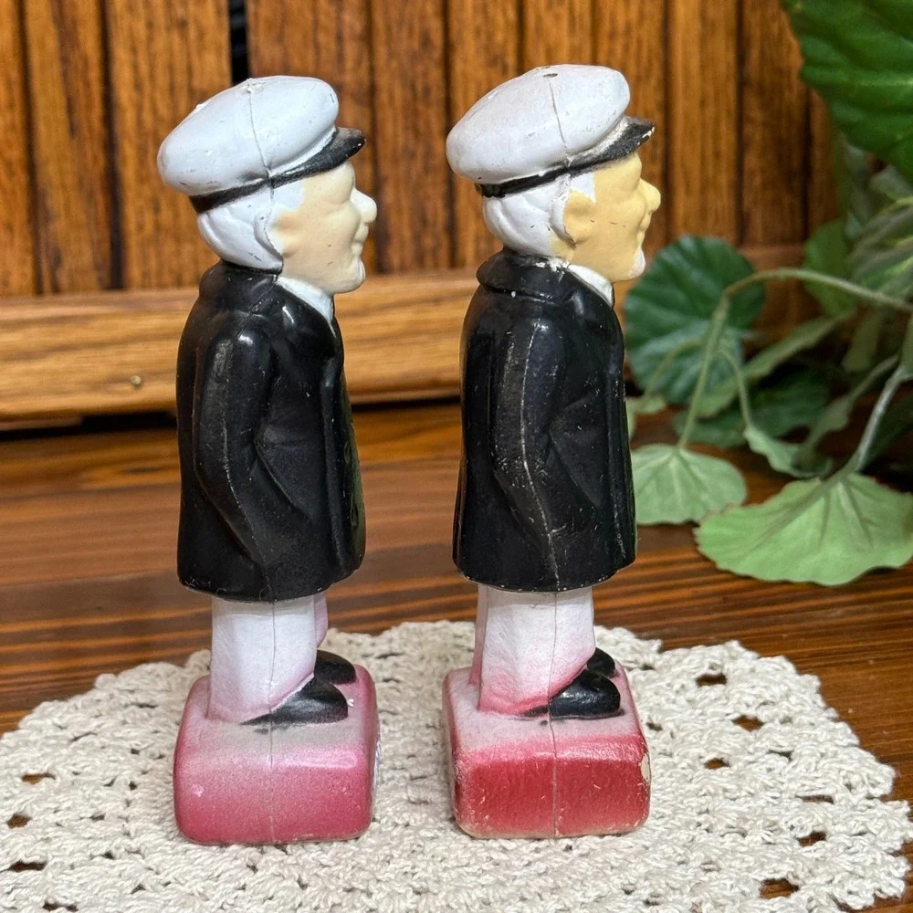 Salt Pepper Shakers Multi Fair Vintage Cap'n Pepper Nautical